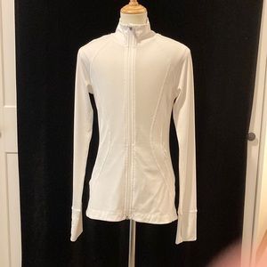 Athleta Pacifica Illini UPF Full Zip in White - Women’s XXS